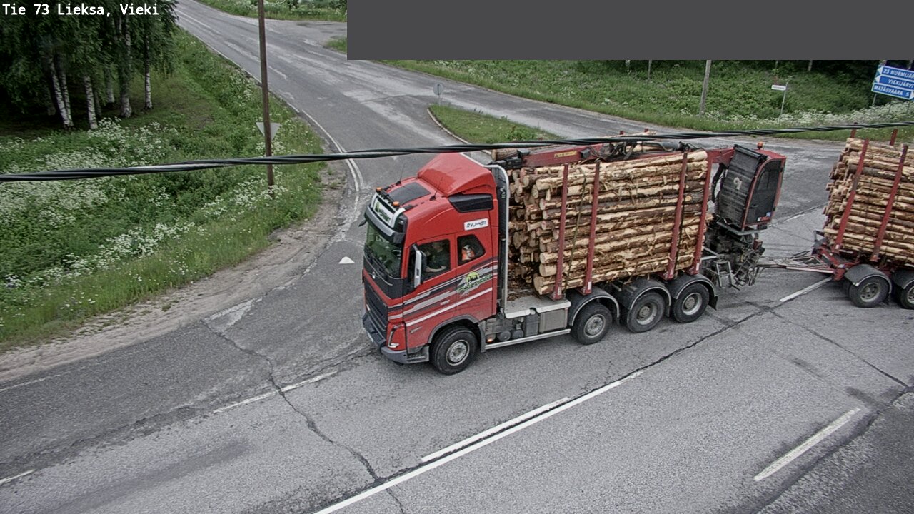 Weather Camera Image Road 73 Lieksa, Vieki, Lieksa, Pohjois-Karjala