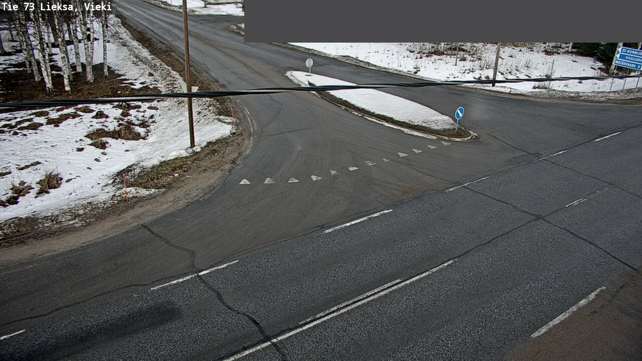 Weather Camera Image Väg 73 Lieksa, Vieki, Lieksa, Pohjois-Karjala