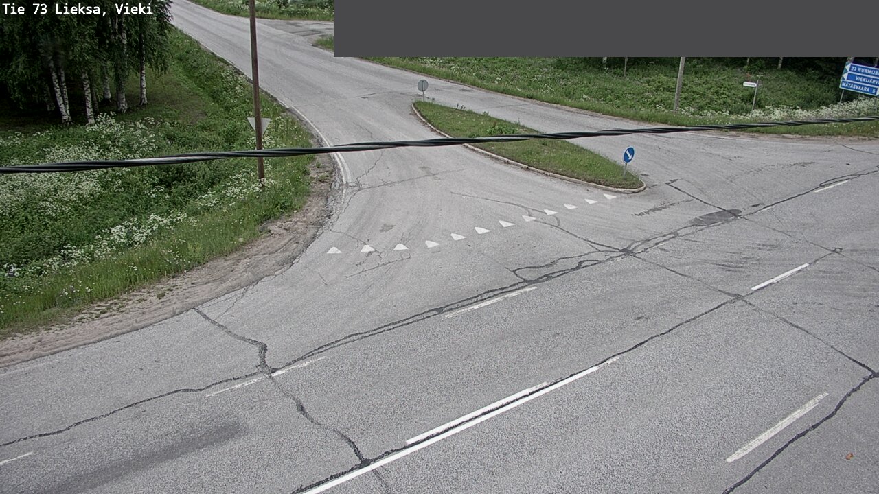 Weather Camera Image Väg 73 Lieksa, Vieki, Lieksa, Pohjois-Karjala