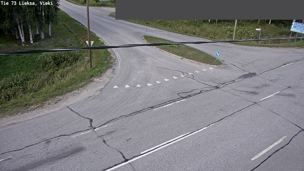 Weather Camera Image Road 73 Lieksa, Vieki, Lieksa, Pohjois-Karjala