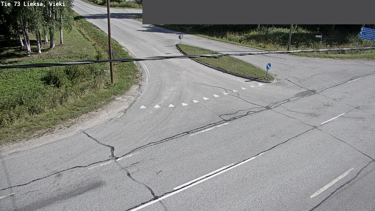 Weather Camera Image Road 73 Lieksa, Vieki, Lieksa, Pohjois-Karjala