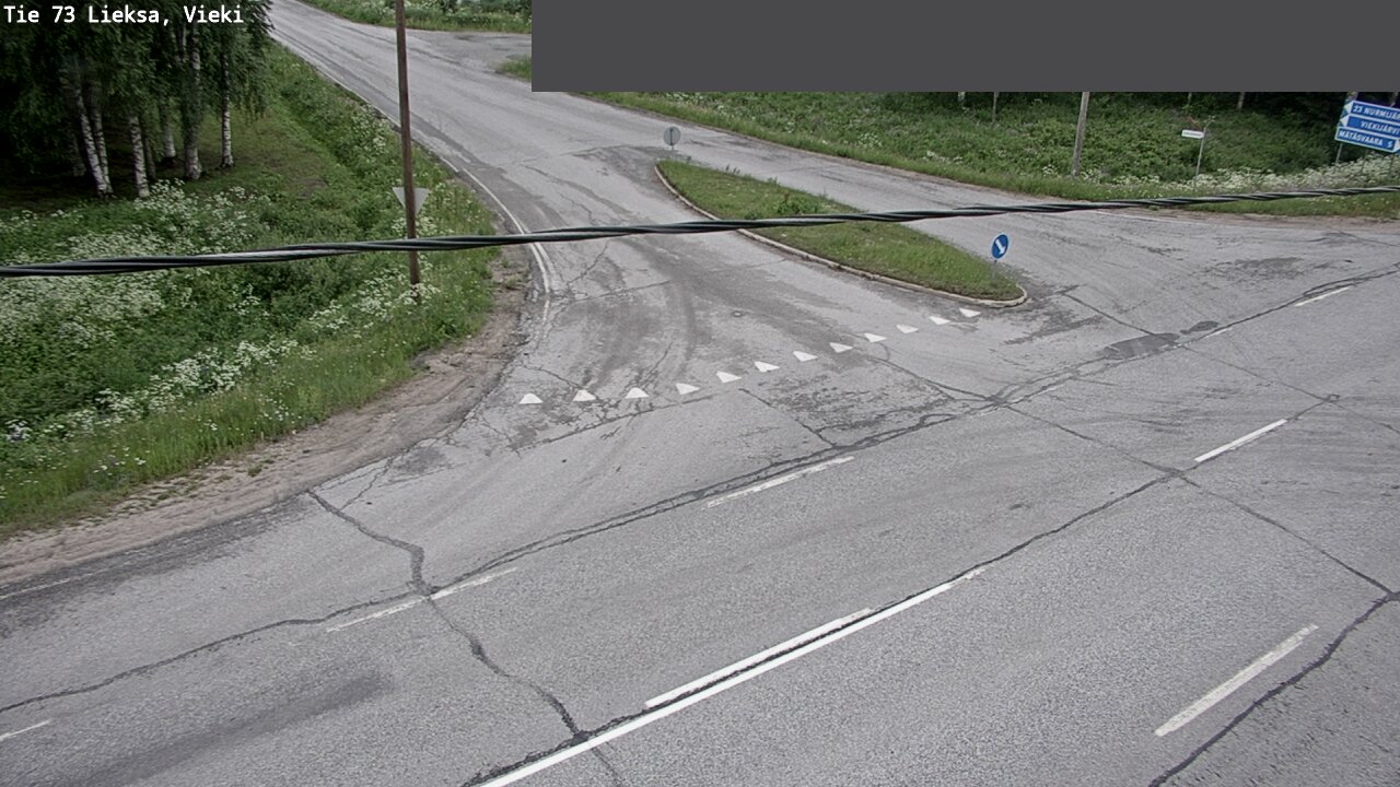 Weather Camera Image Road 73 Lieksa, Vieki, Lieksa, Pohjois-Karjala
