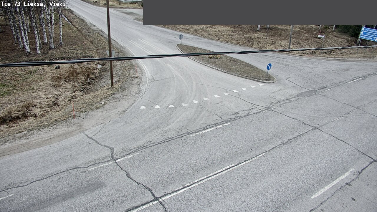 Weather Camera Image Väg 73 Lieksa, Vieki, Lieksa, Pohjois-Karjala
