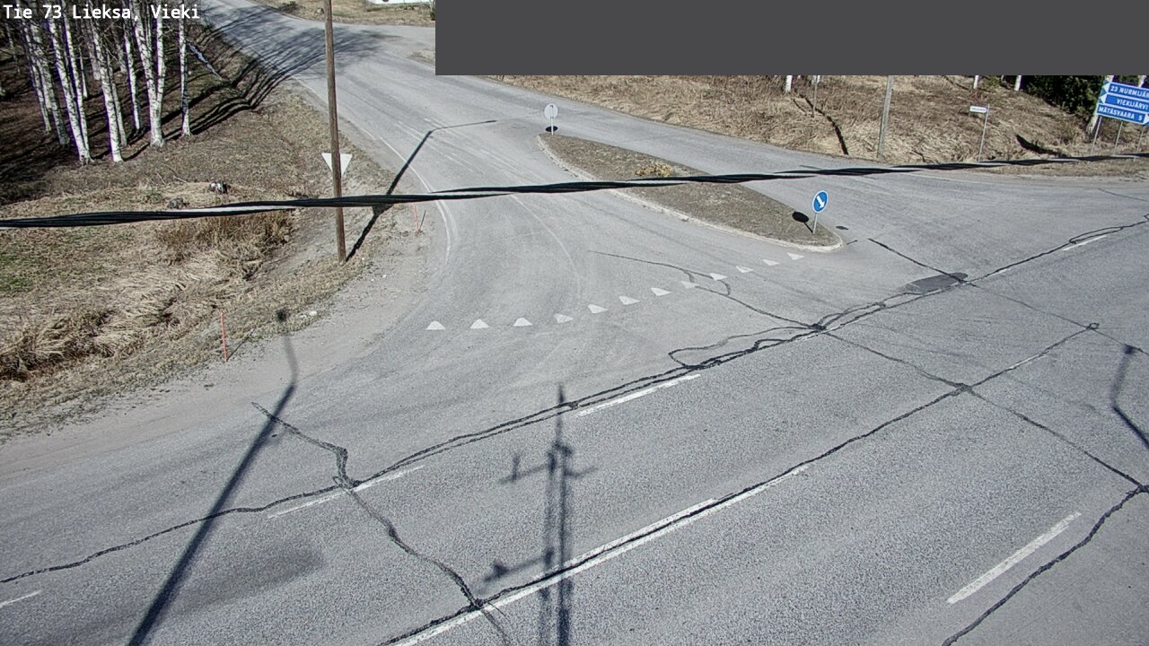 Weather Camera Image Väg 73 Lieksa, Vieki, Lieksa, Pohjois-Karjala