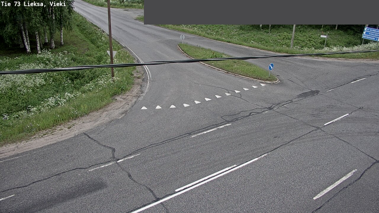Weather Camera Image Road 73 Lieksa, Vieki, Lieksa, Pohjois-Karjala