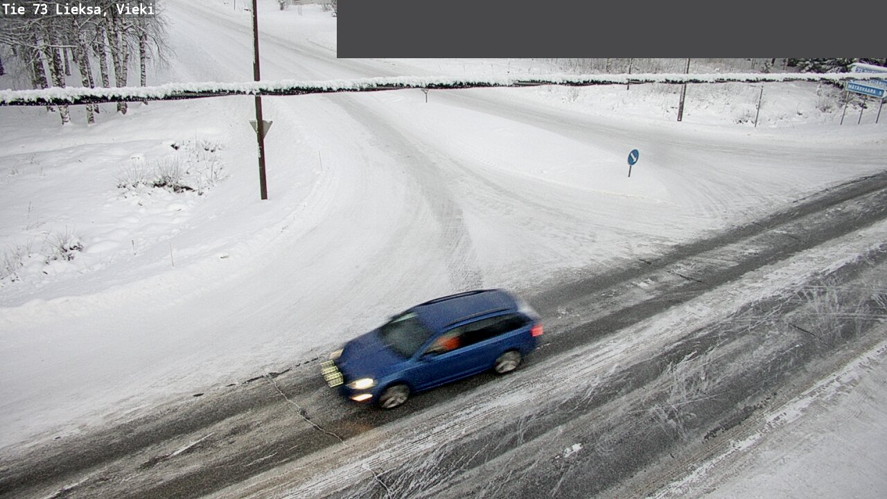Kelikamerat Kuva Tie 73 Lieksa; Vieki, Lieksa, Pohjois-Karjala