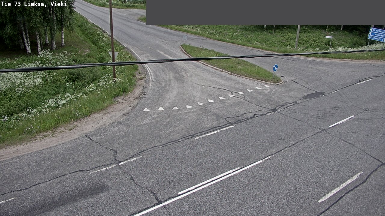 Kelikamerat Kuva Tie 73 Lieksa; Vieki, Lieksa, Pohjois-Karjala
