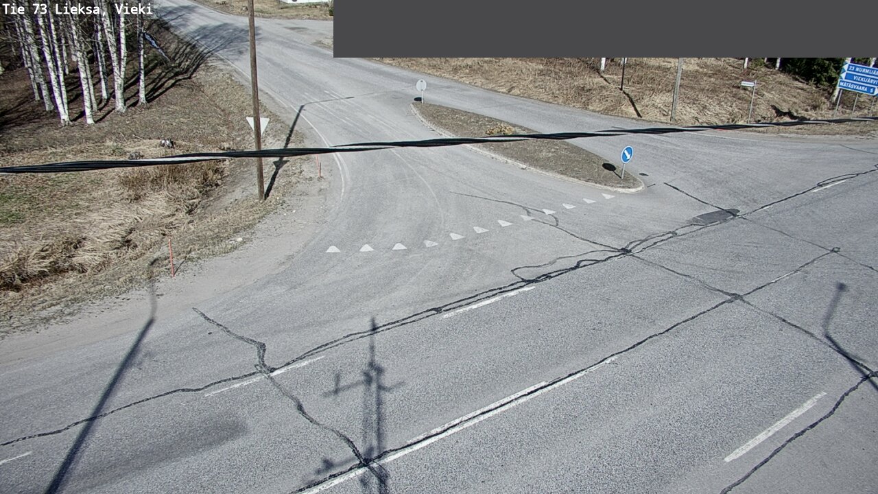 Weather Camera Image Väg 73 Lieksa, Vieki, Lieksa, Pohjois-Karjala