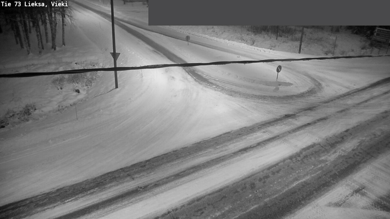 Weather Camera Image Väg 73 Lieksa, Vieki, Lieksa, Pohjois-Karjala