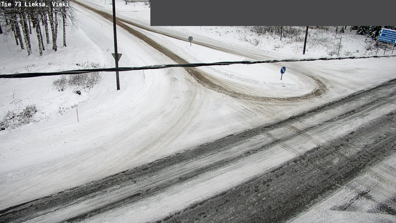 Weather Camera Image Road 73 Lieksa, Vieki, Lieksa, Pohjois-Karjala