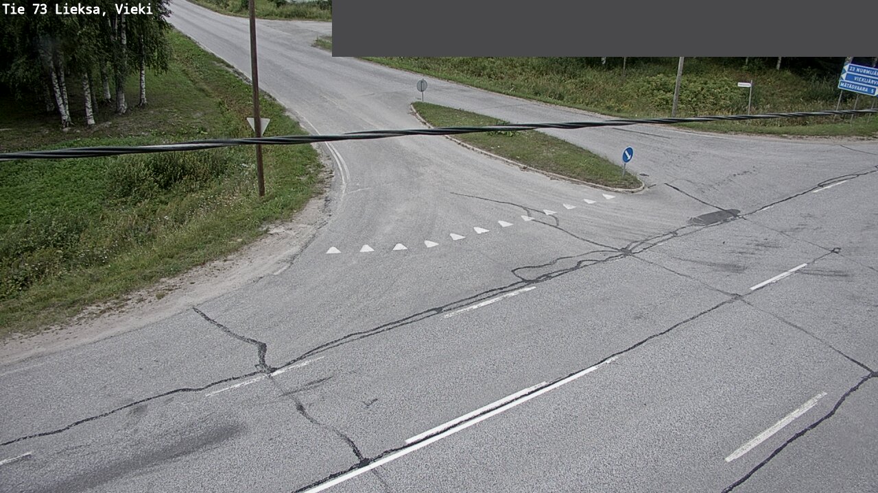 Weather Camera Image Väg 73 Lieksa, Vieki, Lieksa, Pohjois-Karjala