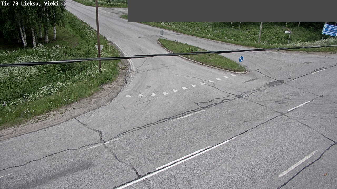 Weather Camera Image Väg 73 Lieksa, Vieki, Lieksa, Pohjois-Karjala