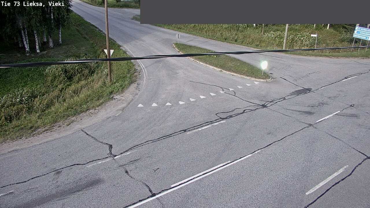 Weather Camera Image Road 73 Lieksa, Vieki, Lieksa, Pohjois-Karjala
