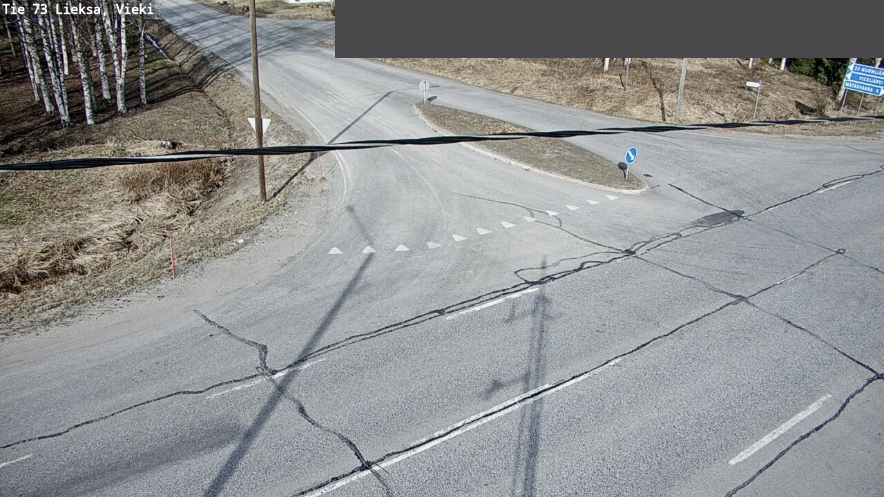 Weather Camera Image Väg 73 Lieksa, Vieki, Lieksa, Pohjois-Karjala