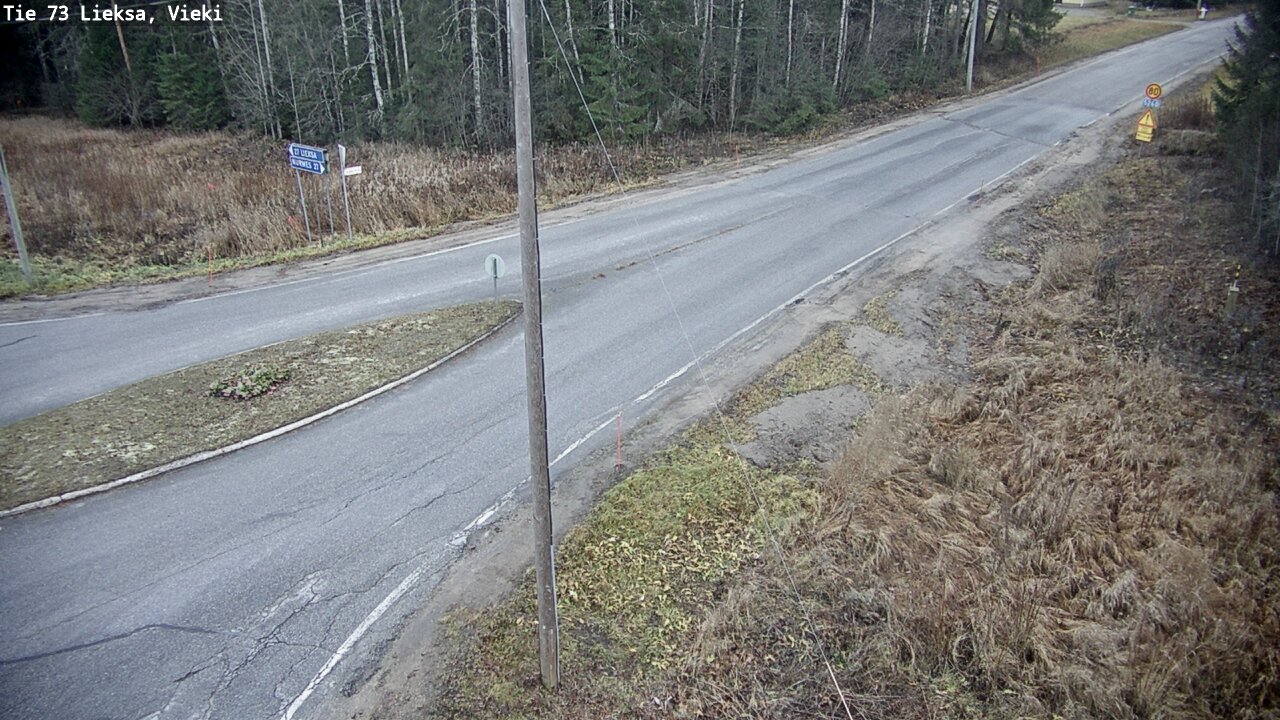 Weather Camera Image Väg 73 Lieksa, Vieki, Lieksa, Pohjois-Karjala