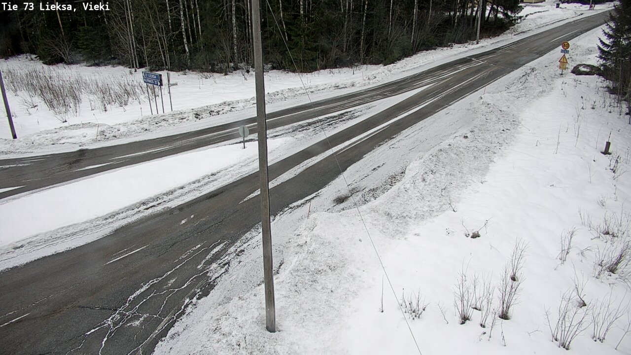 Kelikamerat Kuva Tie 73 Lieksa; Vieki, Lieksa, Pohjois-Karjala