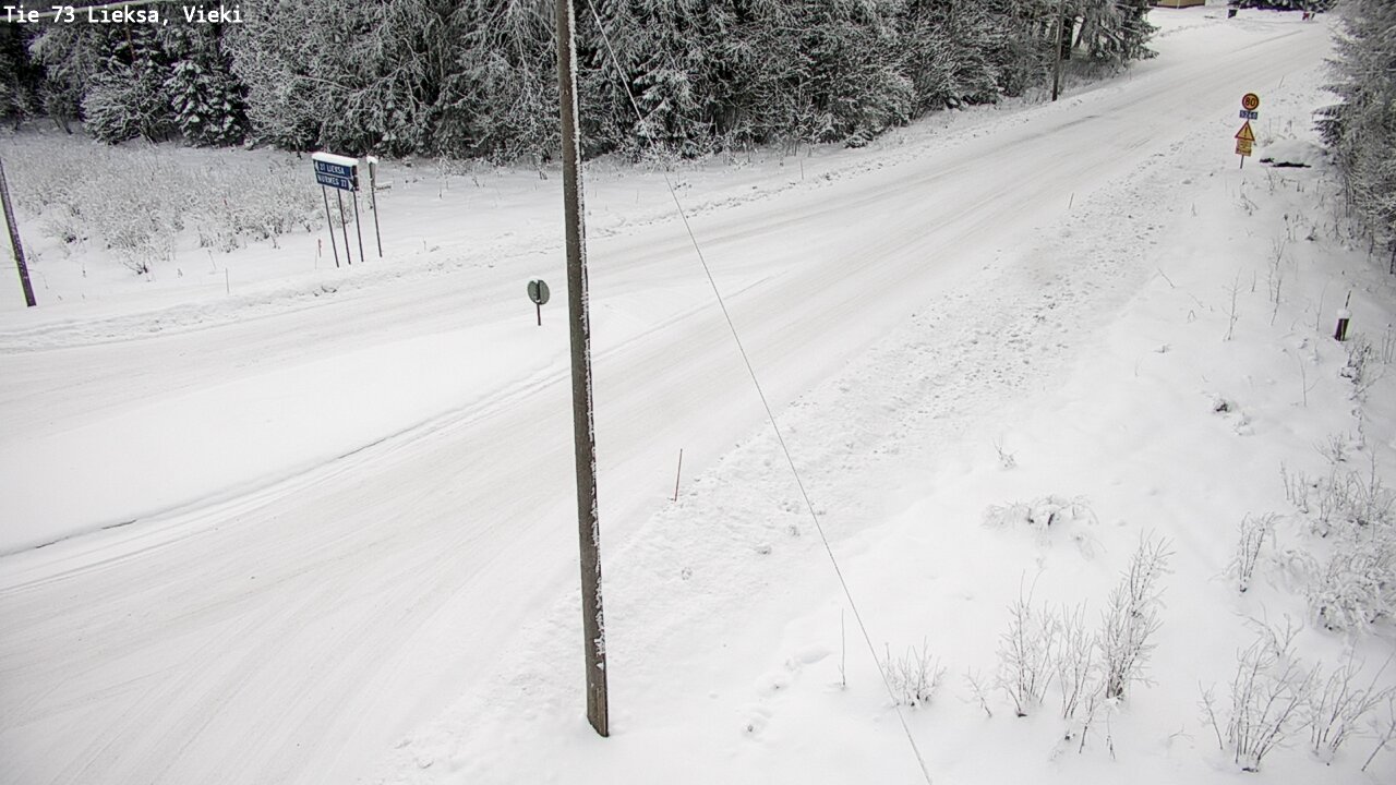 Weather Camera Image Väg 73 Lieksa, Vieki, Lieksa, Pohjois-Karjala