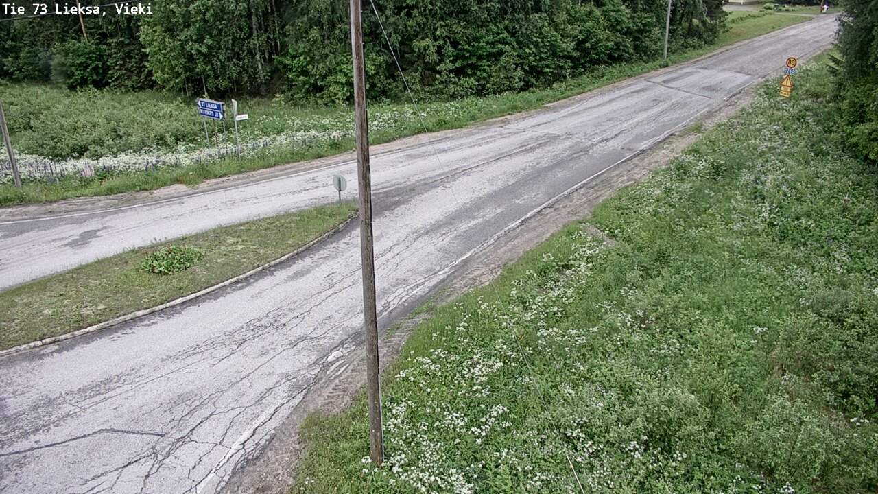 Weather Camera Image Väg 73 Lieksa, Vieki, Lieksa, Pohjois-Karjala