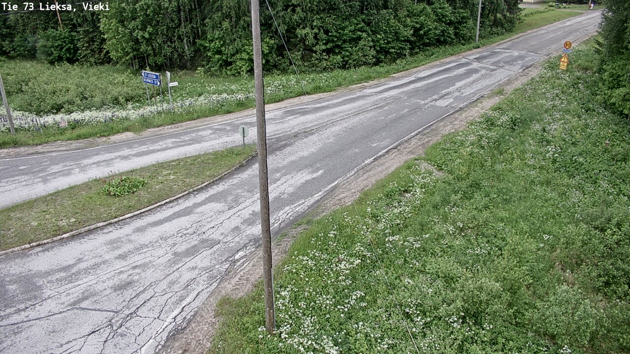 Kelikamerat Kuva Tie 73 Lieksa; Vieki, Lieksa, Pohjois-Karjala