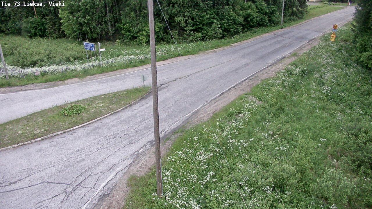 Kelikamerat Kuva Tie 73 Lieksa; Vieki, Lieksa, Pohjois-Karjala