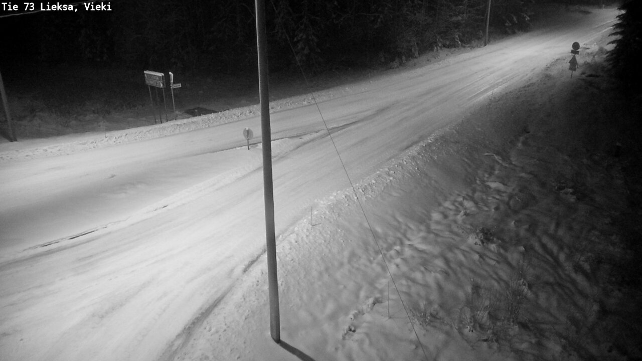Weather Camera Image Väg 73 Lieksa, Vieki, Lieksa, Pohjois-Karjala