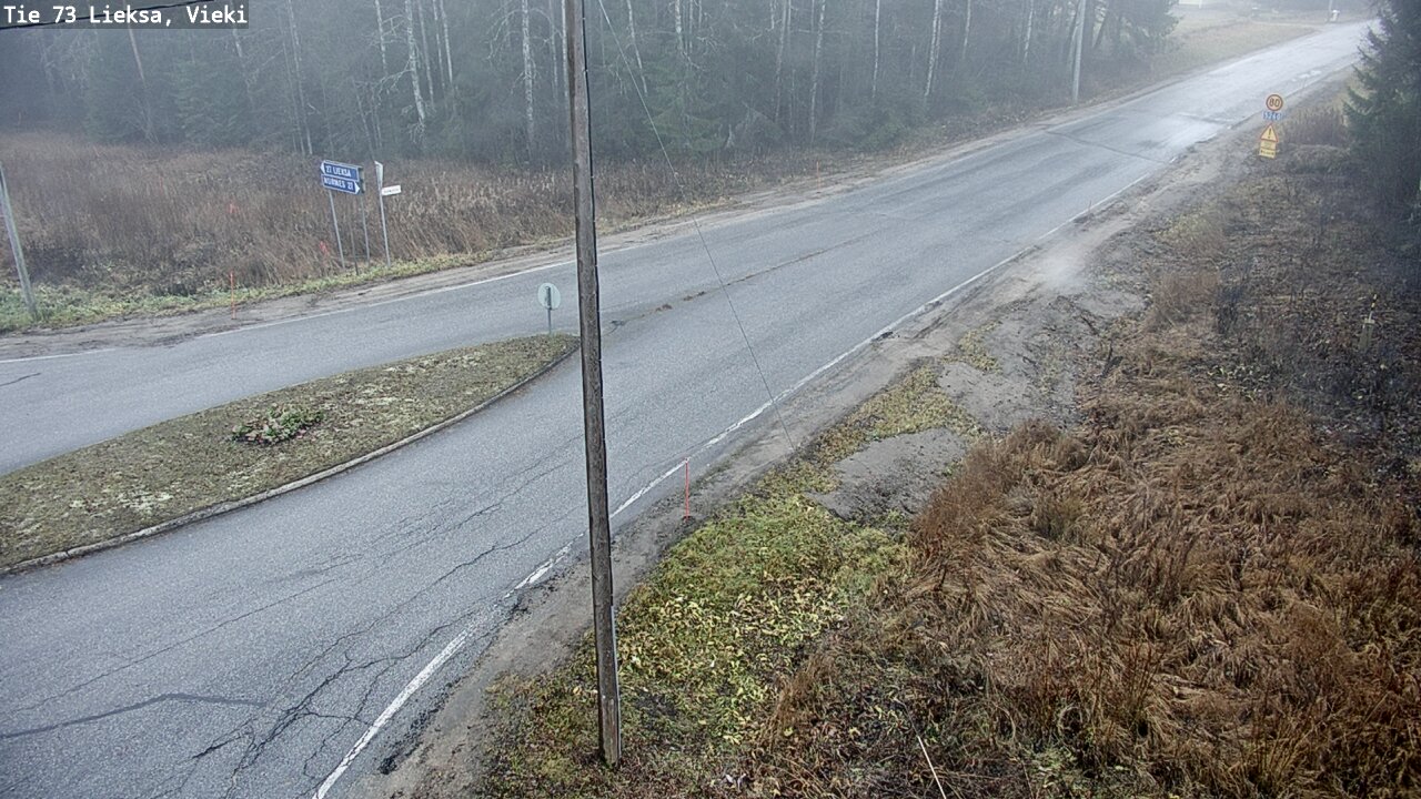 Kelikamerat Kuva Tie 73 Lieksa; Vieki, Lieksa, Pohjois-Karjala