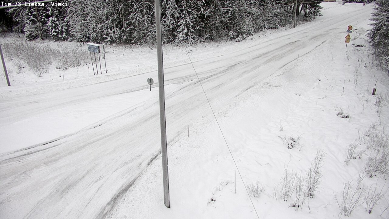 Kelikamerat Kuva Tie 73 Lieksa; Vieki, Lieksa, Pohjois-Karjala