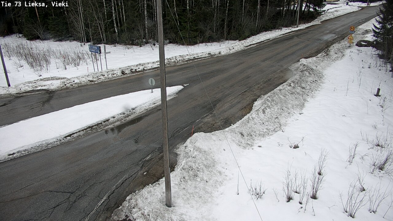 Weather Camera Image Väg 73 Lieksa, Vieki, Lieksa, Pohjois-Karjala