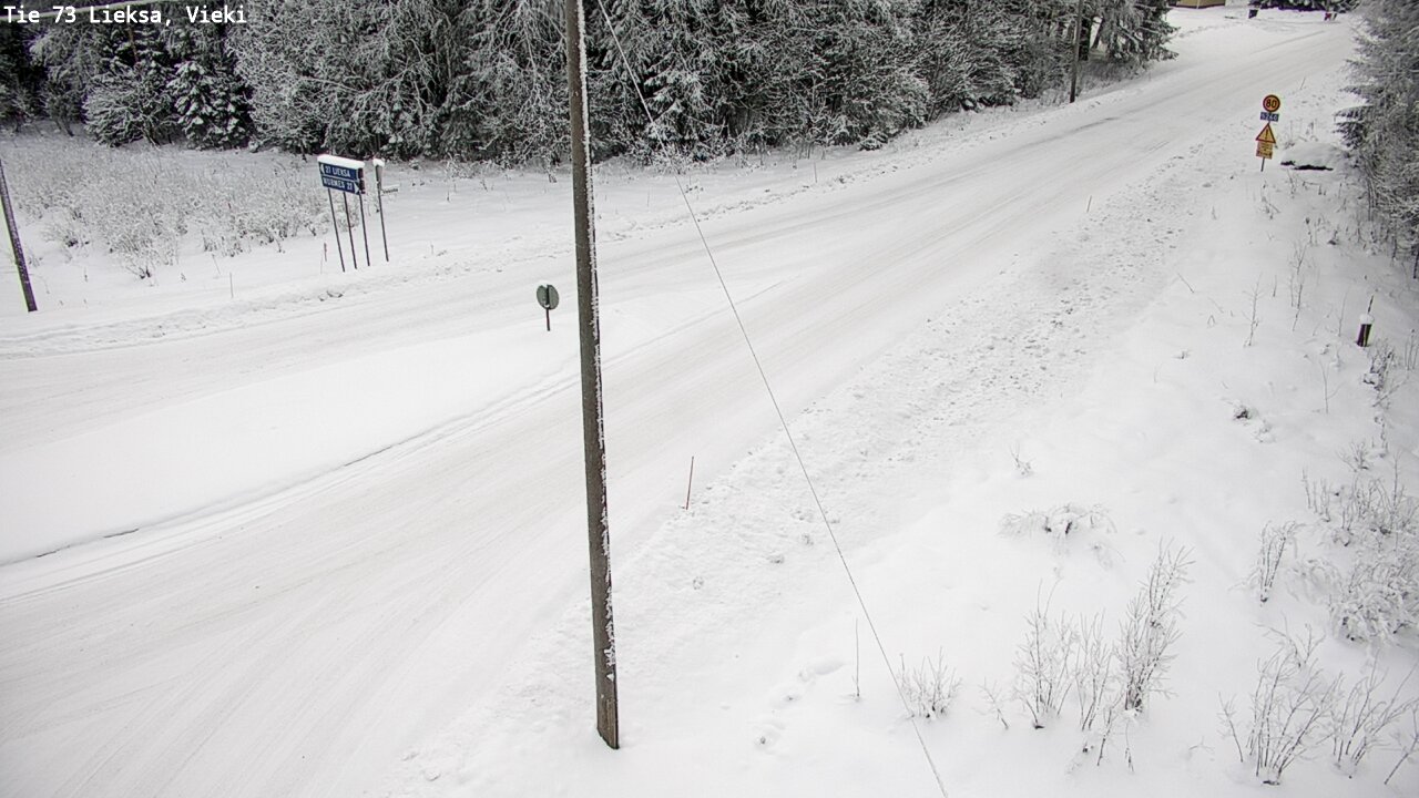 Weather Camera Image Väg 73 Lieksa, Vieki, Lieksa, Pohjois-Karjala