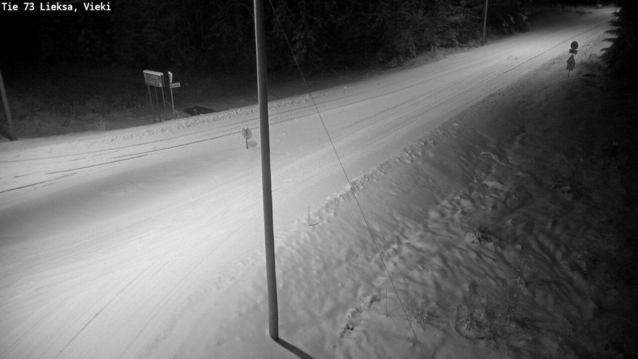 Kelikamerat Kuva Tie 73 Lieksa; Vieki, Lieksa, Pohjois-Karjala