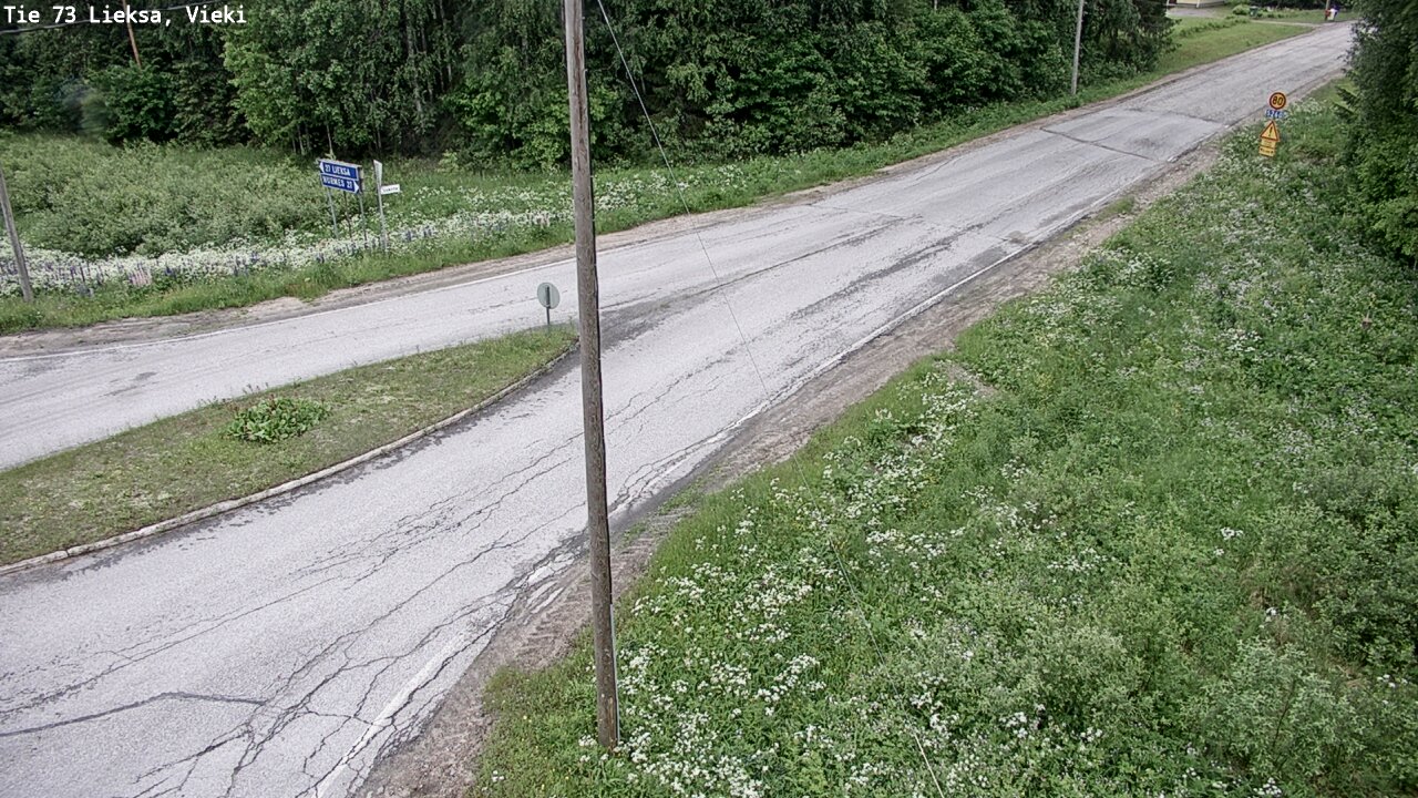 Weather Camera Image Väg 73 Lieksa, Vieki, Lieksa, Pohjois-Karjala