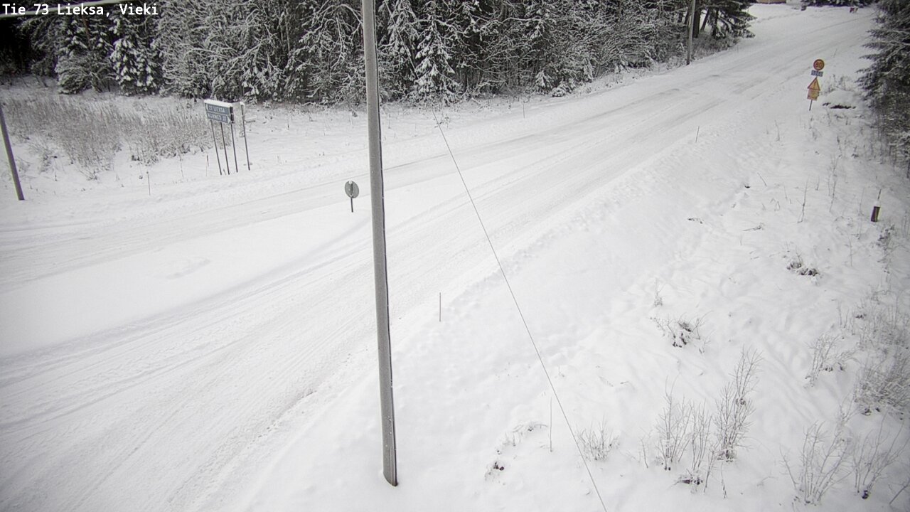 Kelikamerat Kuva Tie 73 Lieksa; Vieki, Lieksa, Pohjois-Karjala