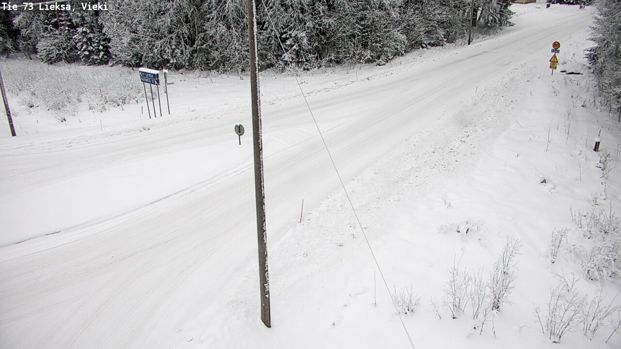 Weather Camera Image Road 73 Lieksa, Vieki, Lieksa, Pohjois-Karjala