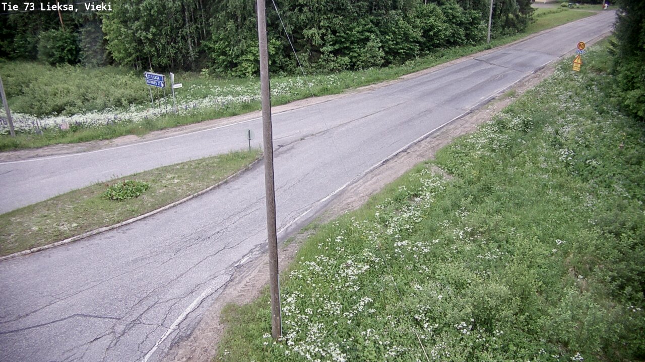 Kelikamerat Kuva Tie 73 Lieksa; Vieki, Lieksa, Pohjois-Karjala