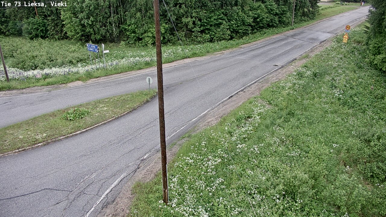 Kelikamerat Kuva Tie 73 Lieksa; Vieki, Lieksa, Pohjois-Karjala