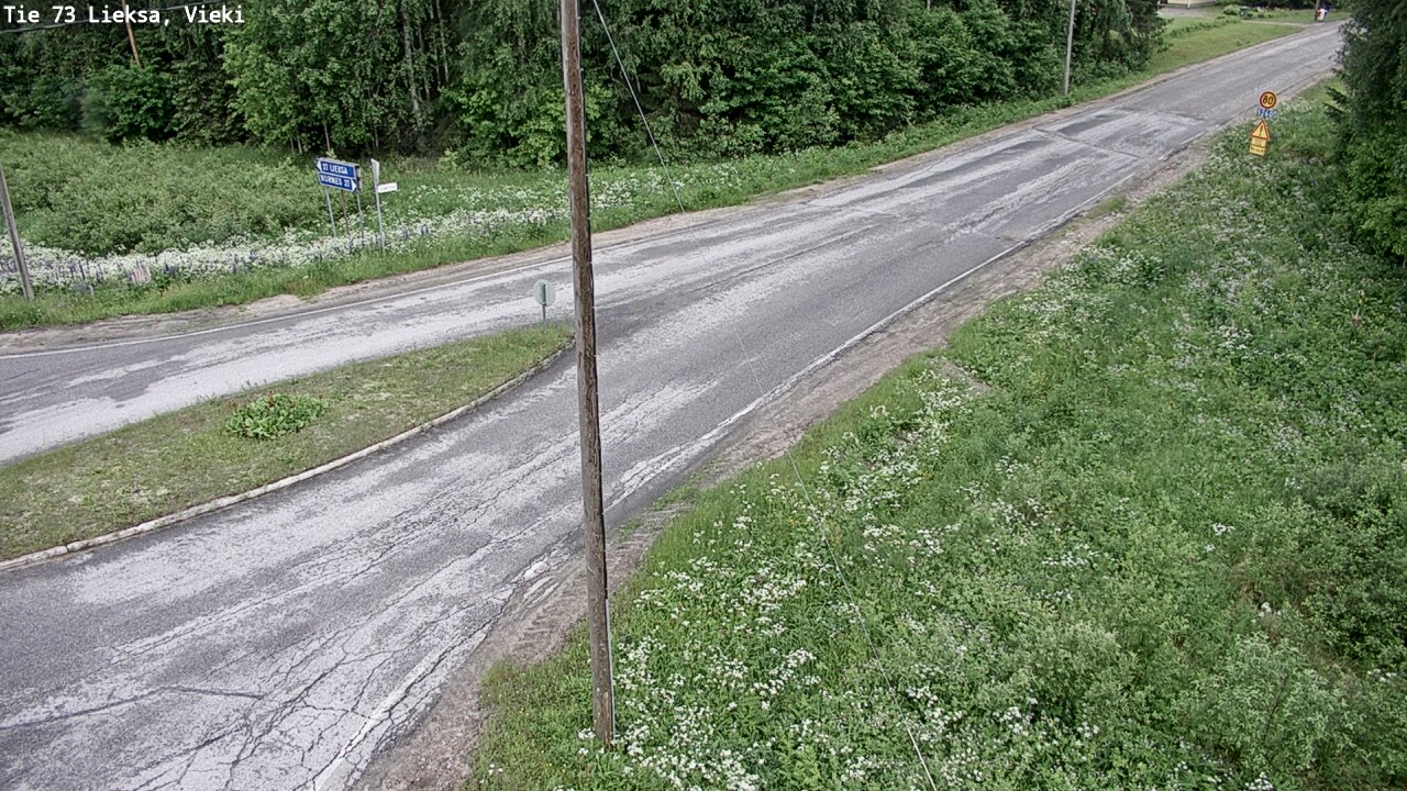 Weather Camera Image Väg 73 Lieksa, Vieki, Lieksa, Pohjois-Karjala