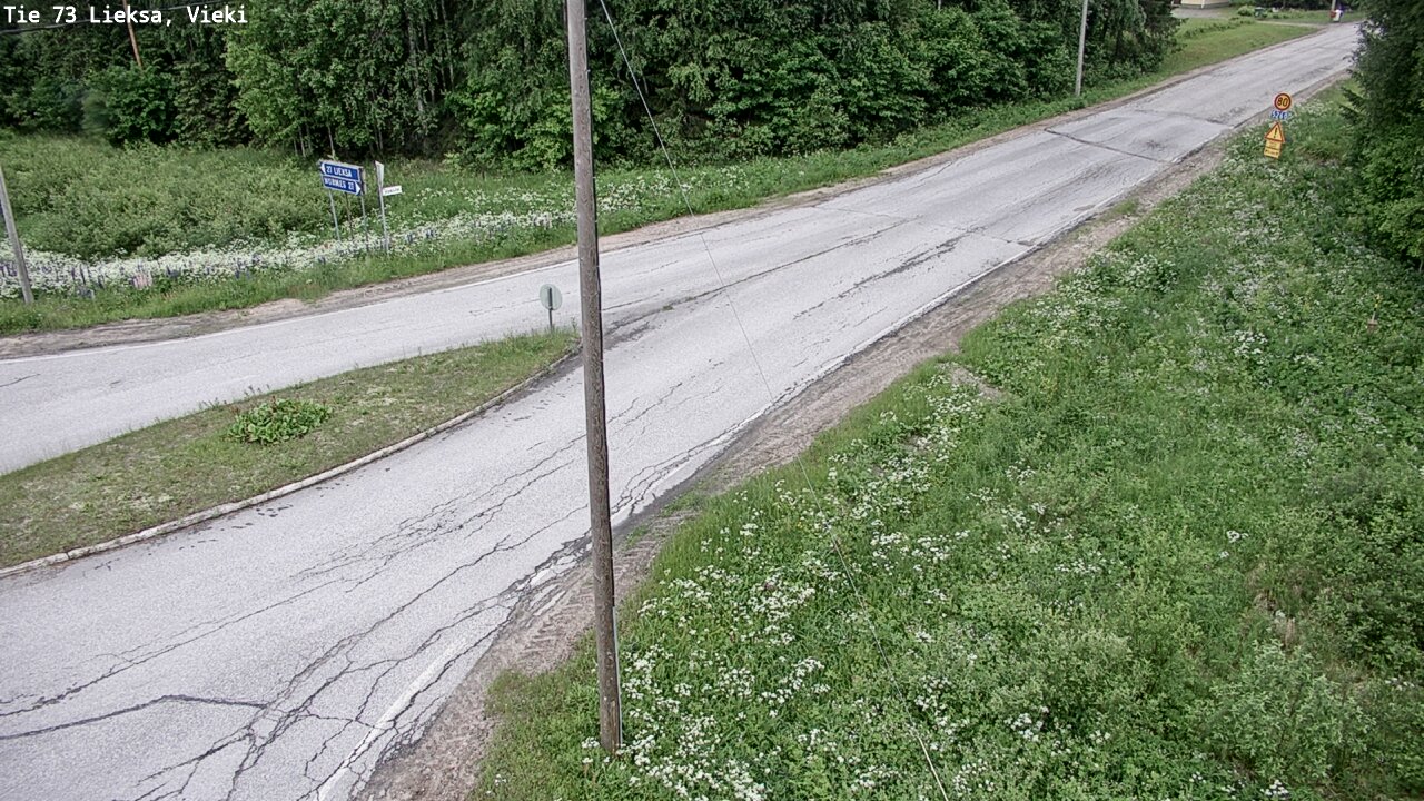 Kelikamerat Kuva Tie 73 Lieksa; Vieki, Lieksa, Pohjois-Karjala
