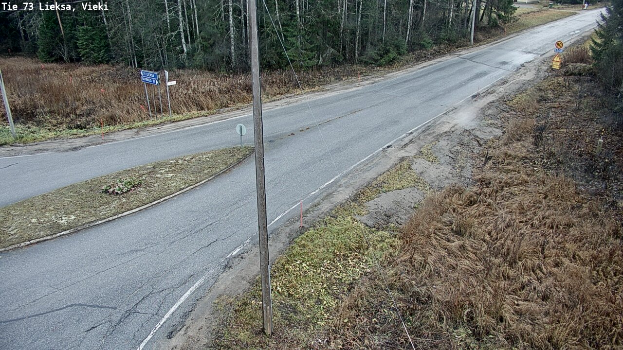 Kelikamerat Kuva Tie 73 Lieksa; Vieki, Lieksa, Pohjois-Karjala