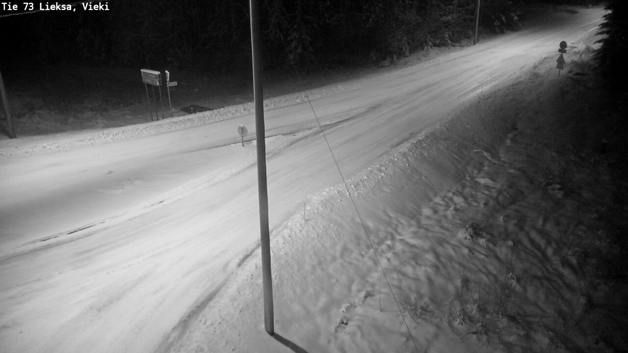 Weather Camera Image Väg 73 Lieksa, Vieki, Lieksa, Pohjois-Karjala