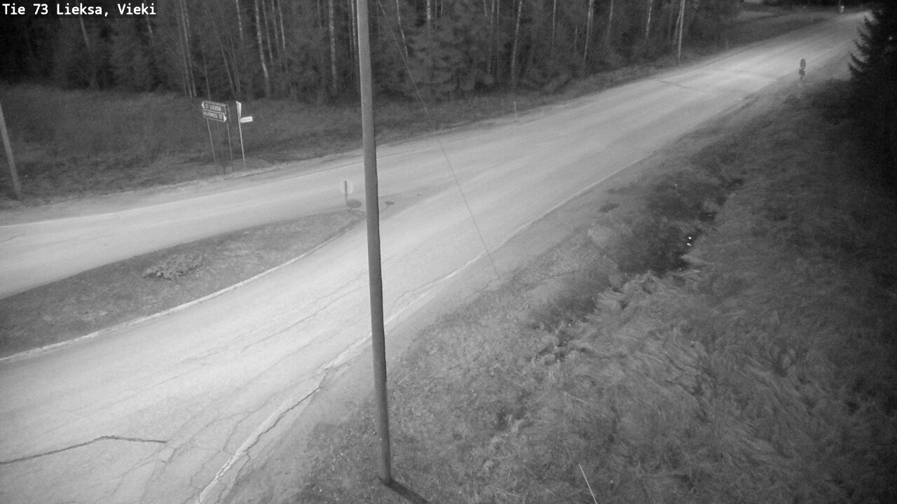 Weather Camera Image Väg 73 Lieksa, Vieki, Lieksa, Pohjois-Karjala