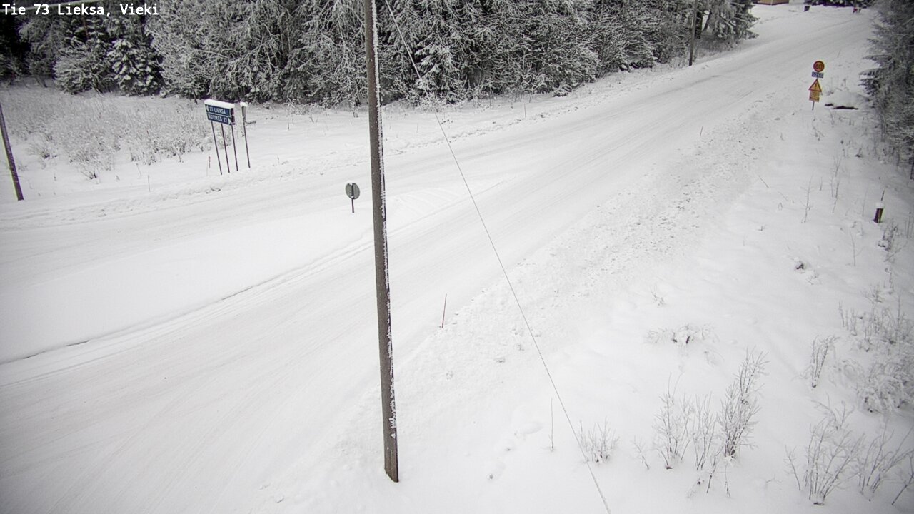 Kelikamerat Kuva Tie 73 Lieksa; Vieki, Lieksa, Pohjois-Karjala