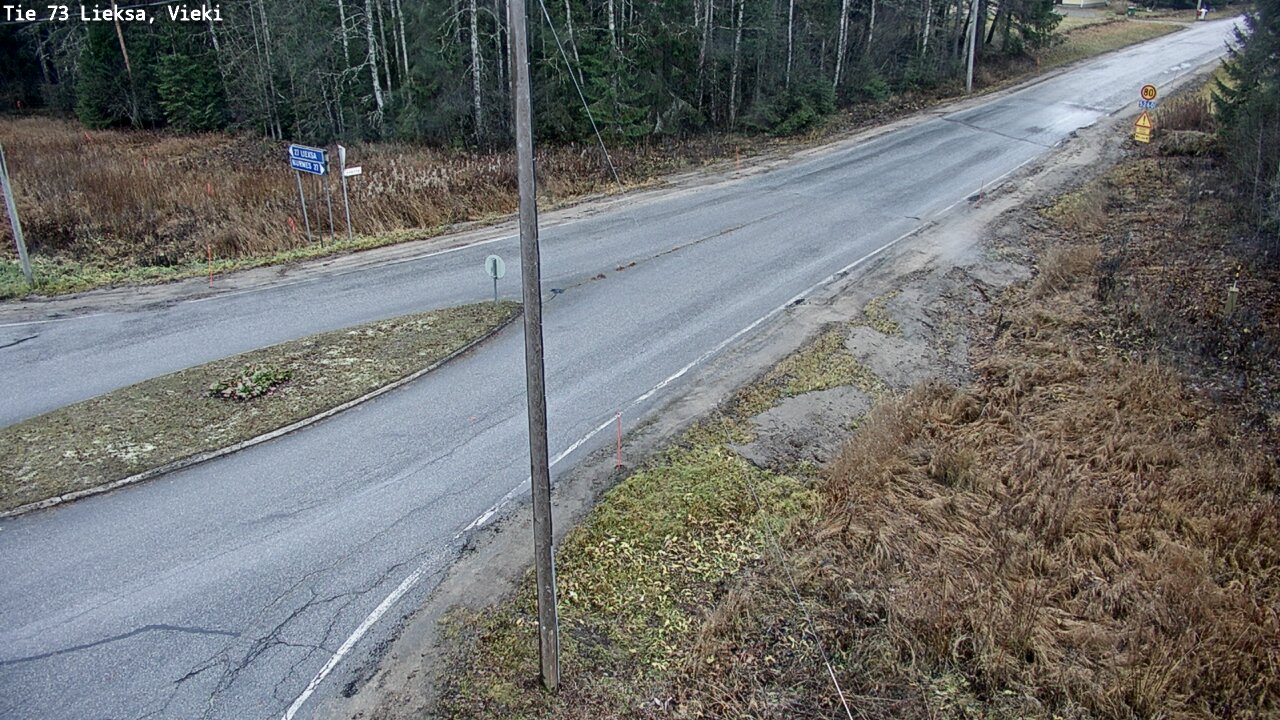 Kelikamerat Kuva Tie 73 Lieksa; Vieki, Lieksa, Pohjois-Karjala