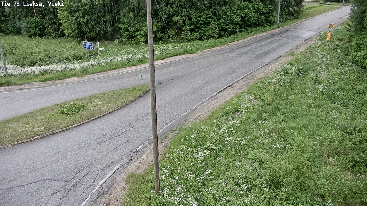 Kelikamerat Kuva Tie 73 Lieksa; Vieki, Lieksa, Pohjois-Karjala