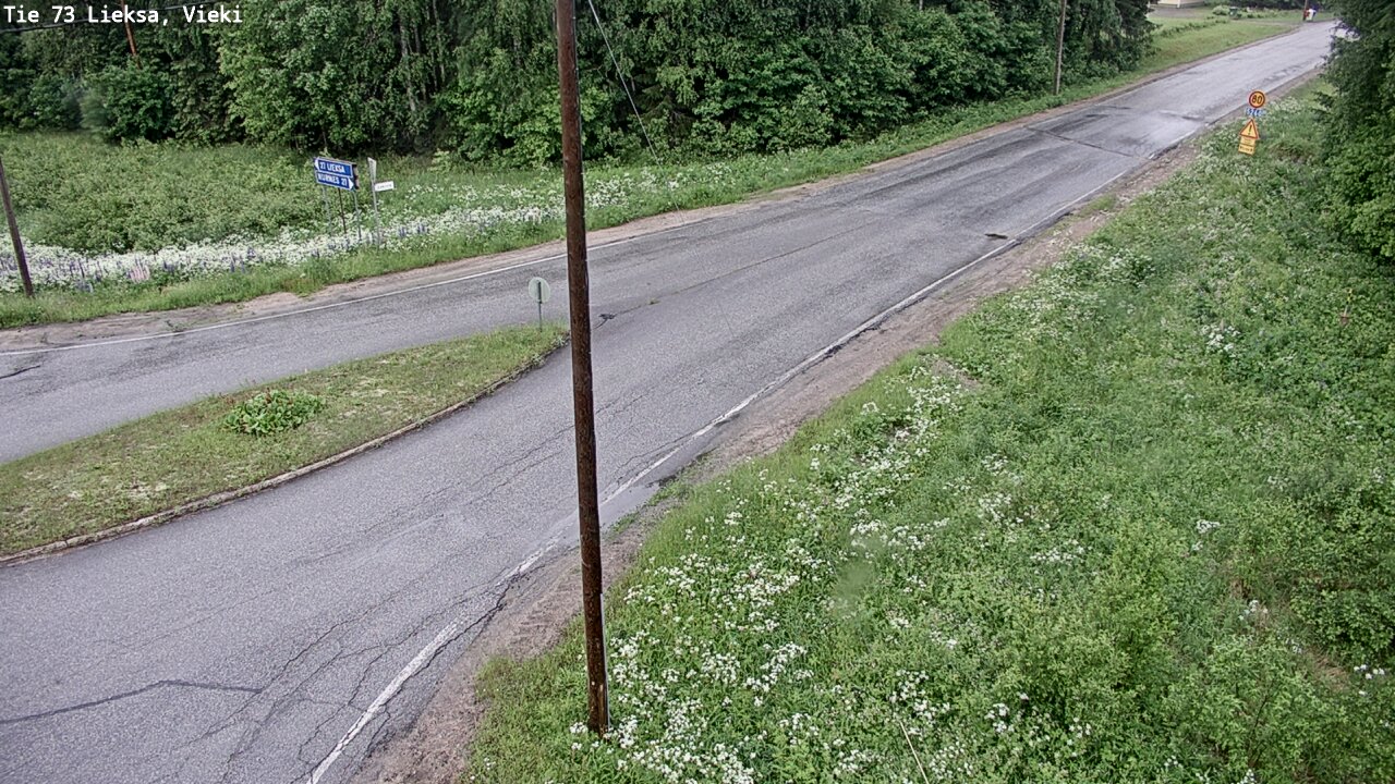 Kelikamerat Kuva Tie 73 Lieksa; Vieki, Lieksa, Pohjois-Karjala