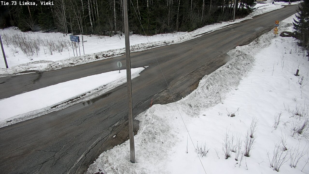 Weather Camera Image Väg 73 Lieksa, Vieki, Lieksa, Pohjois-Karjala