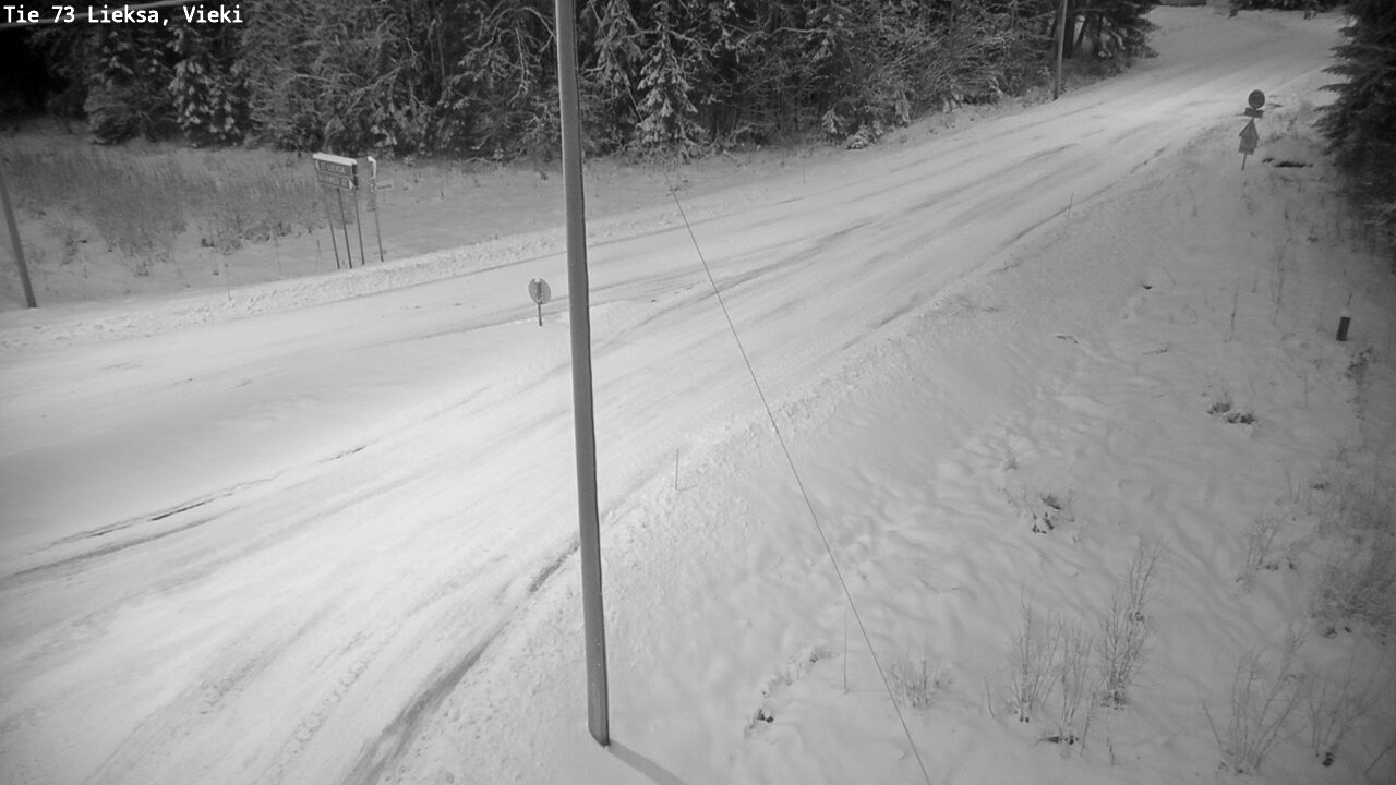 Kelikamerat Kuva Tie 73 Lieksa; Vieki, Lieksa, Pohjois-Karjala