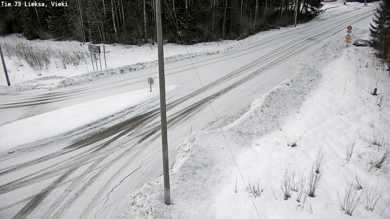 Kelikamerat Kuva Tie 73 Lieksa; Vieki, Lieksa, Pohjois-Karjala