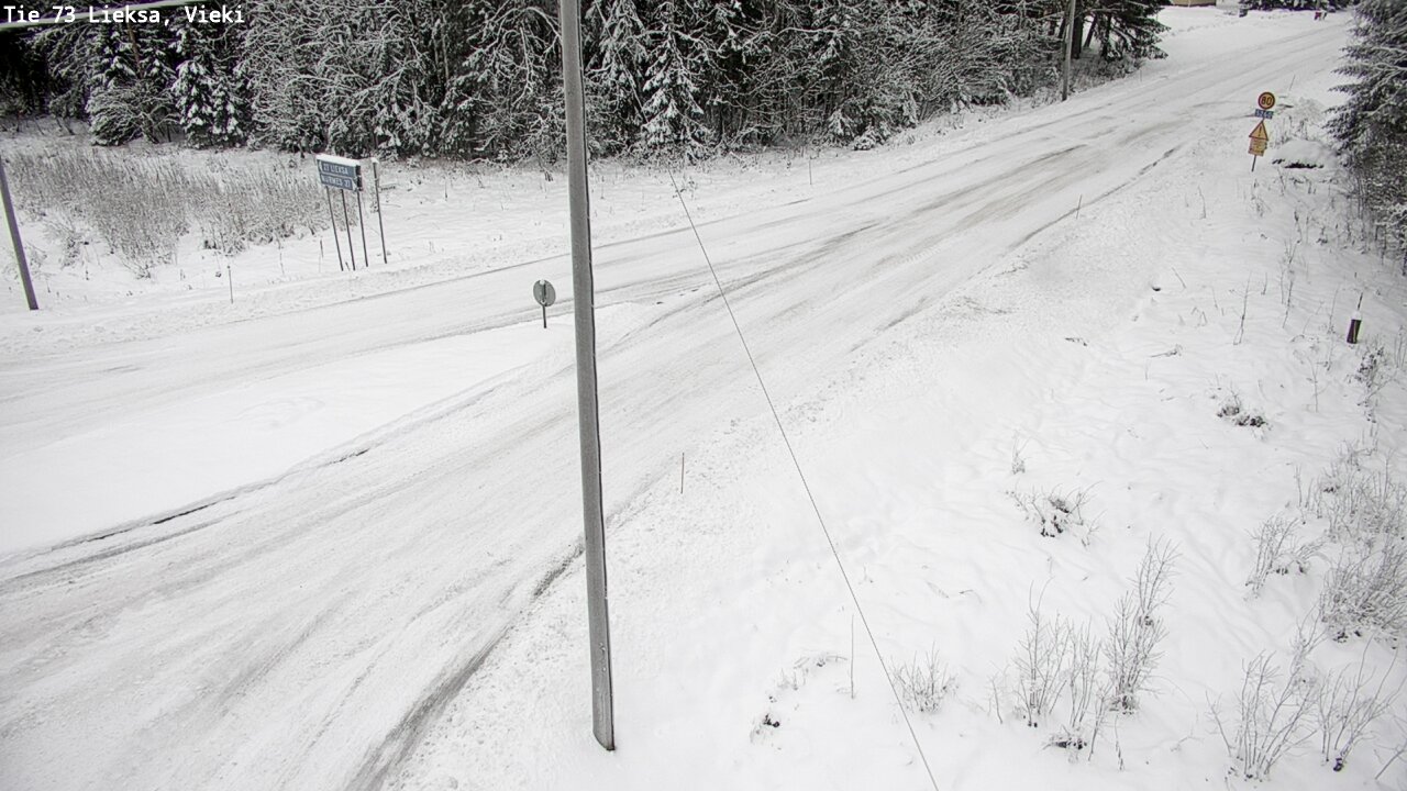 Kelikamerat Kuva Tie 73 Lieksa; Vieki, Lieksa, Pohjois-Karjala