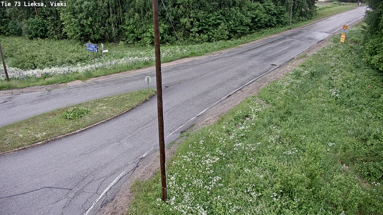 Kelikamerat Kuva Tie 73 Lieksa; Vieki, Lieksa, Pohjois-Karjala
