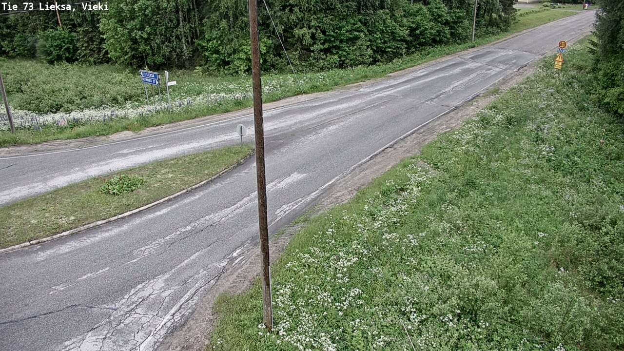 Weather Camera Image Väg 73 Lieksa, Vieki, Lieksa, Pohjois-Karjala